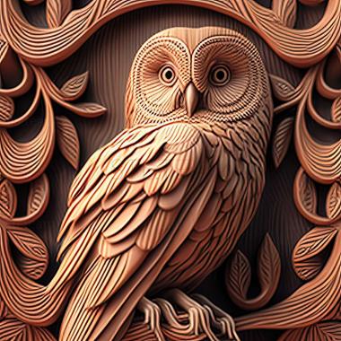 3D model owl (STL)